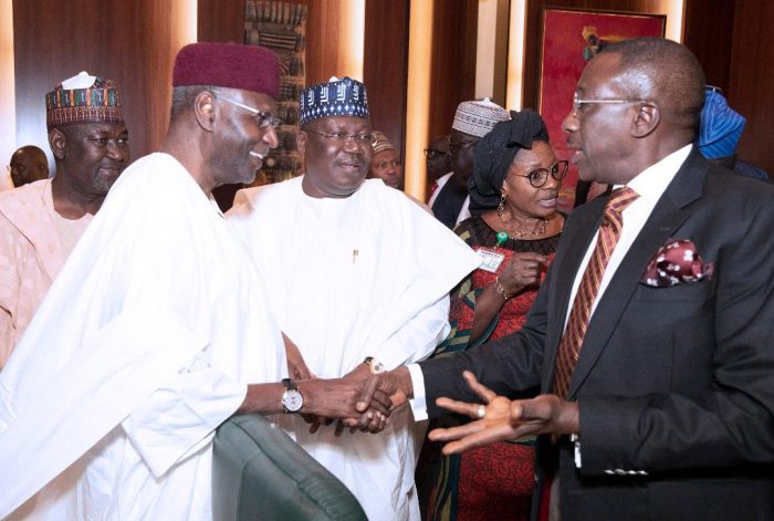 Photo News: NSA Monguno resurfaces at FEC meeting