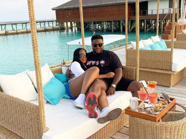 After shutting down Dubai, Davido’s brother ,wife spend honeymoon in Maldives (Photos)