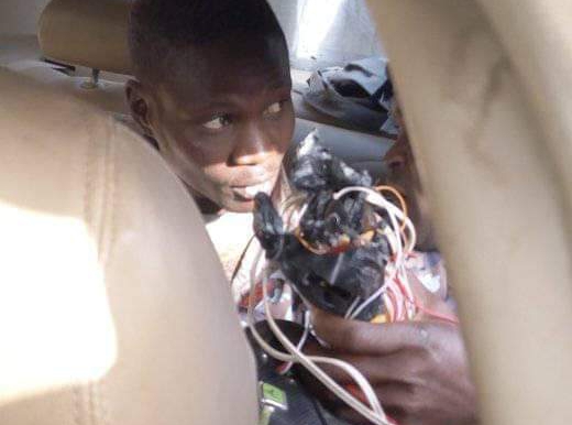 VIDEO: See moment police apprehended suicide bomber at Living Faith Church in Kaduna
