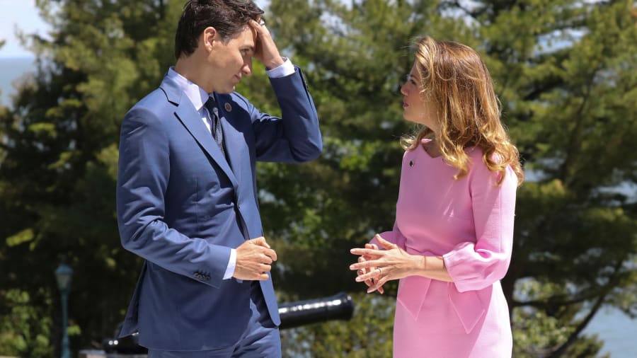 Just in: Canadian Prime Minister Justin Trudeau’s Wife Tests Positive