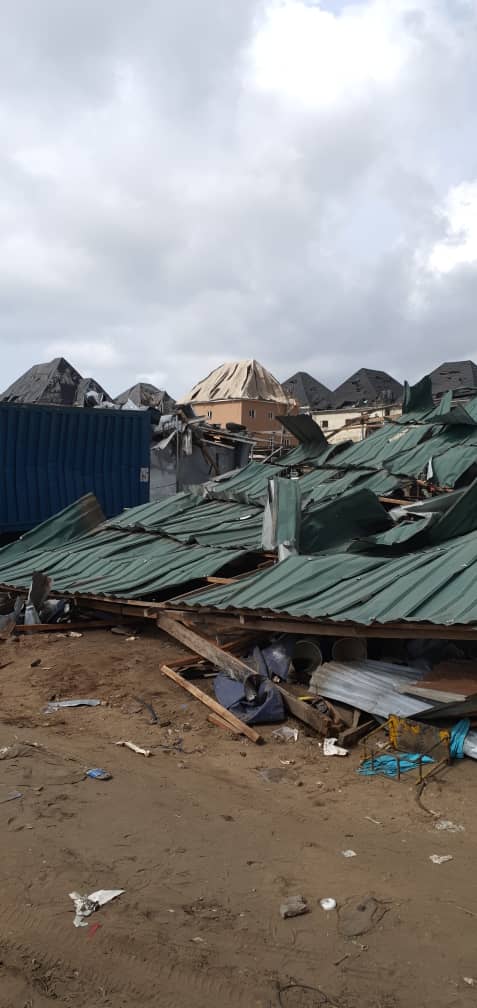 Photos/Videos: School principal dies, billions of properties destroyed in Lagos pipeline explosion