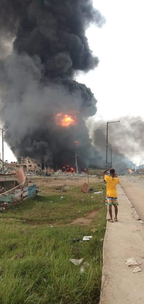 BLACK SUNDAY: Many feared dead, several boarding students injured in Lagos explosion [Videos]