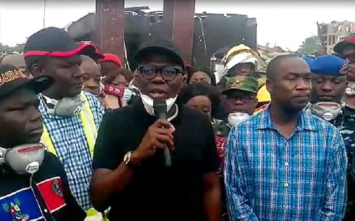 Lagos Explosion: I have never seen this before, It is like a war zone – Sanwo-Olu