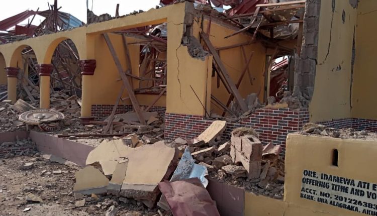 See photos of properties destroyed in Akure explosion