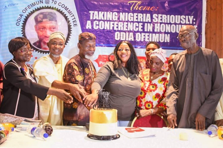 Aregbesola, Mimiko, Falana, others attend Ofeimun’s 70th birthday lecture