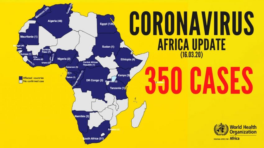 List of 26 African countries with confirmed coronavirus cases