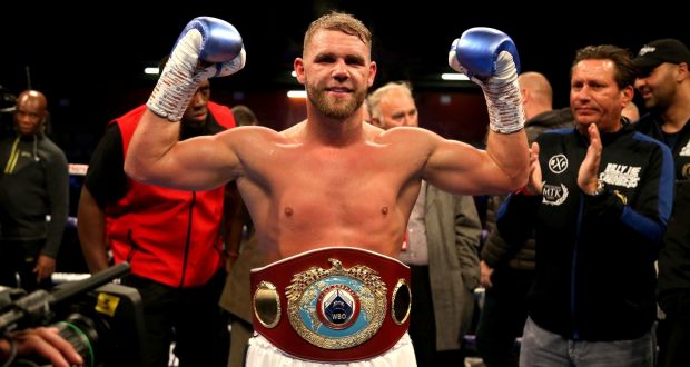 British boxing authorities suspend Saunders’ licence