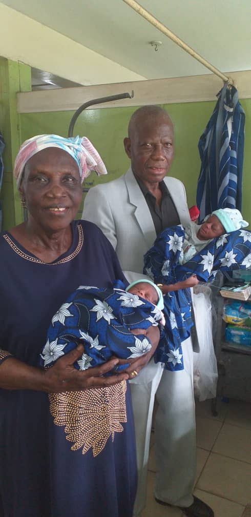 Miracle: First time in Africa, LUTH delivers 68-year-old first time mother of twins [PHOTO]