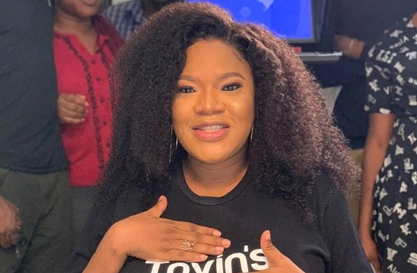 Toyin Abraham breaks down in tears, tells Lizzy Anjorin to stop cursing her son