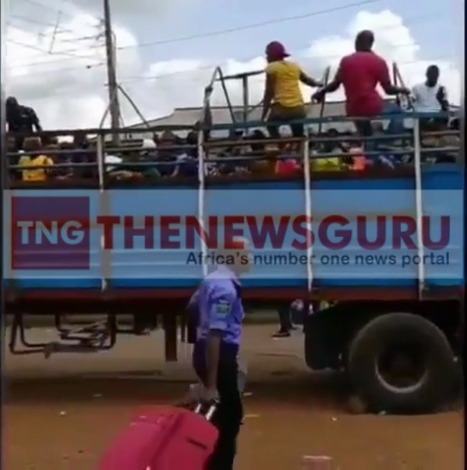 [Video] Nigerian Police flouts Social distance order during passing out parade for recruits