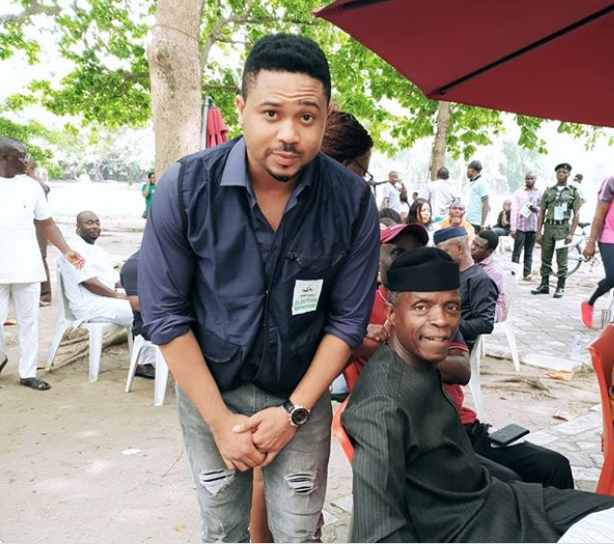 Fans blast Nollywood actor for dragging COVID-19 palliatives with the poor