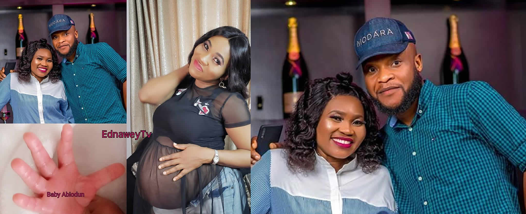 Nollywood couple welcomes baby girl