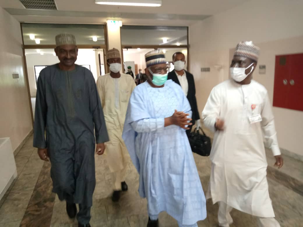 [Video/photos] Prof Ibrahim Gambari resumes for duty as Chief of Staff