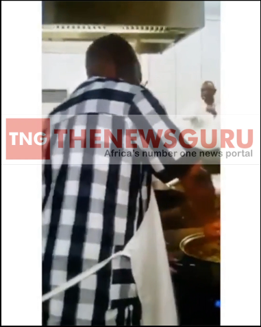[Video] Governor Nyesom Wike cooks with joy, for family