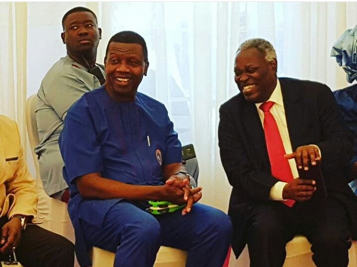 Photo: Adeboye celebrates Deeper Life founder, Kumuyi on 79th birthday