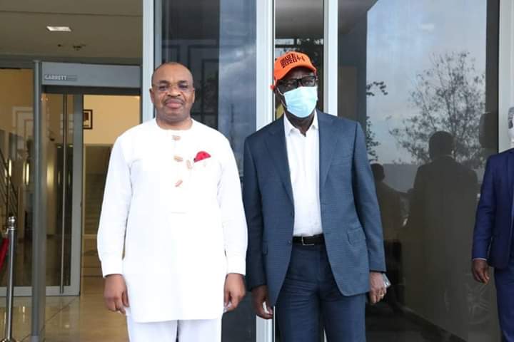 Edo 2020: Obaseki makes another move, visits Gov Udom in Uyo
