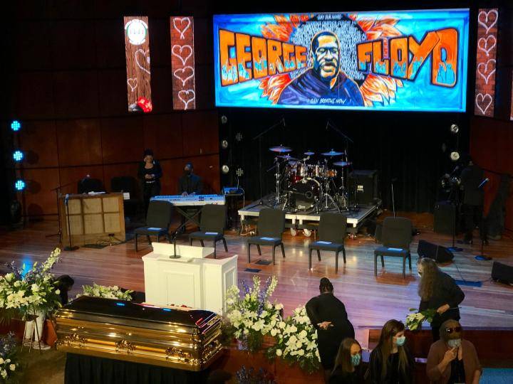 Photos: George Floyd memorial holds in Minneapolis, attendees observe 8 minutes, 46 seconds silence