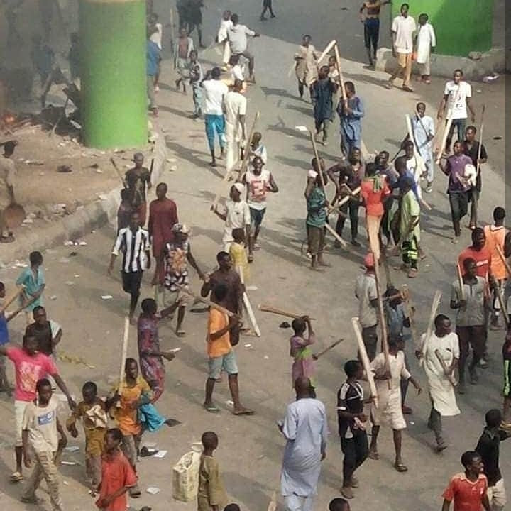 [Video] Protest rocks Sabon Garki market in Kano State