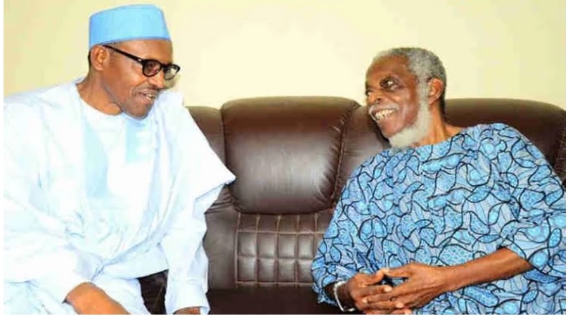 Buhari speaks on Pa Fasanmi's death