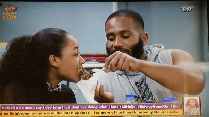 BBNaija2020: See how Kidwaya kissed Nollywood actress, Erica [VIDEO]