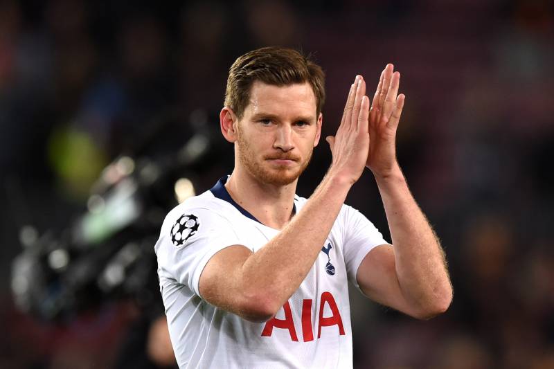 EPL: Jan Vertonghen confirms exit from Tottenham