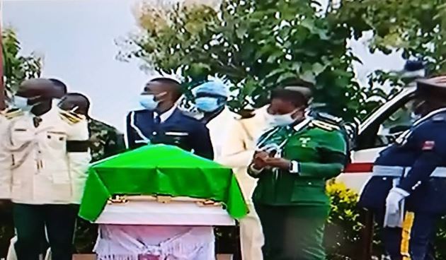 Tolulope  Arotile’s body arrives military cementary