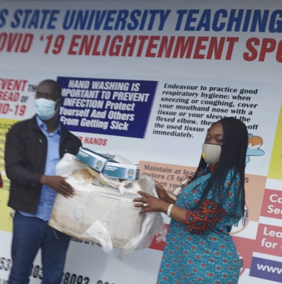 GGSS/MGHS Alumni Association in the Diaspora Donate Face Masks To RSUTH