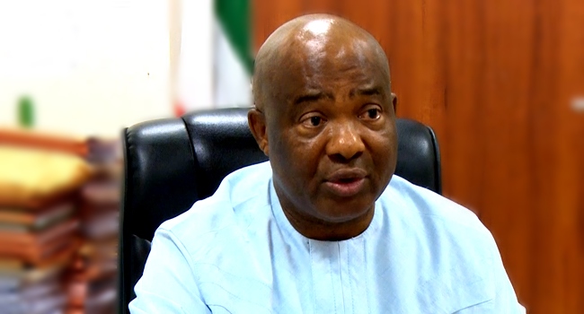 Uzodimma presents staff of office to 66 Imo traditional rulers