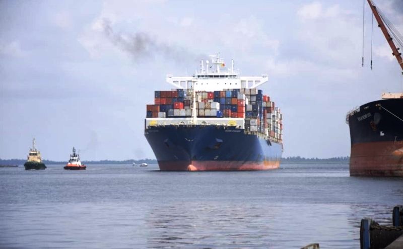PHOTOS: NPA successfully berths biggest container vessel ever at Onne