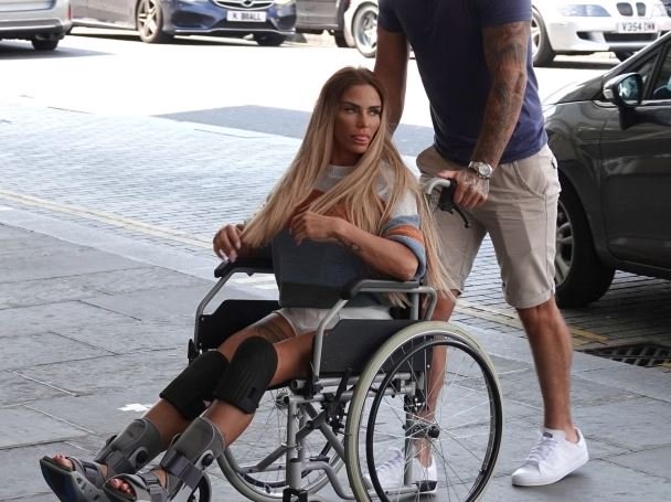 Katie Price ‘banned from having sex’ after foot surgery