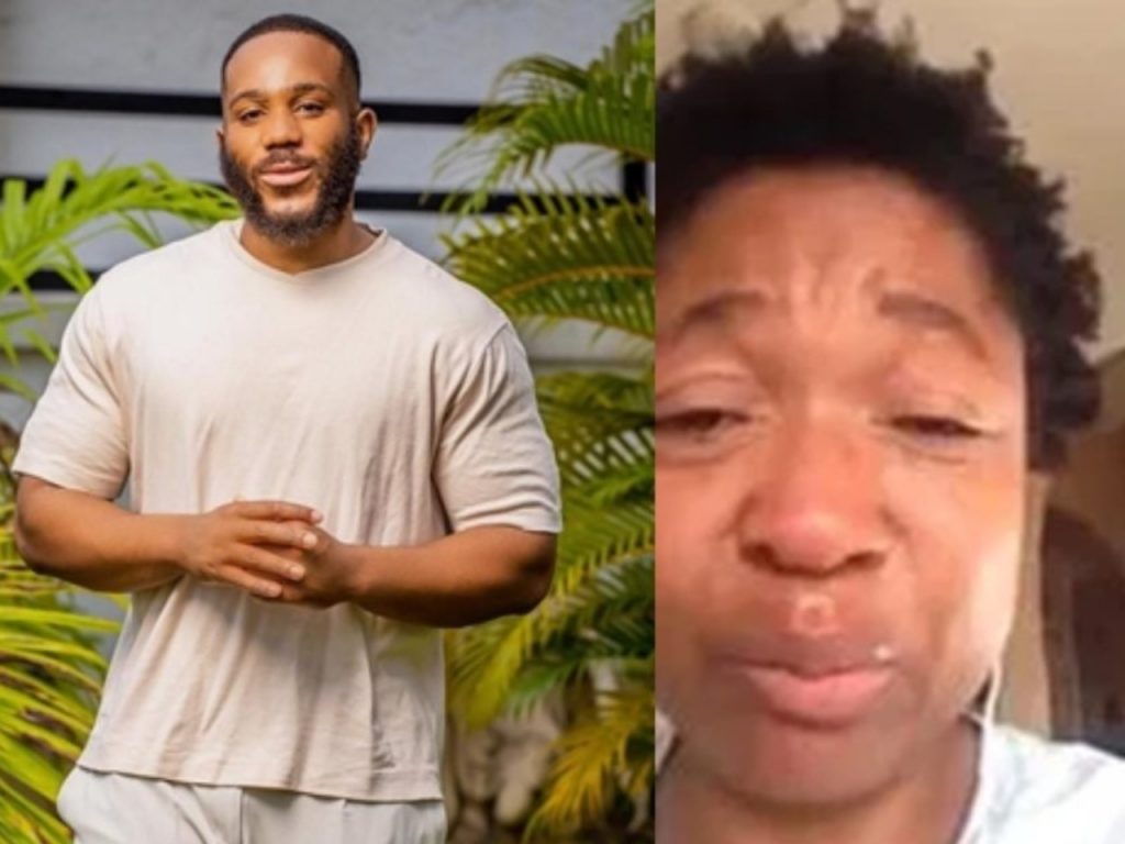 BBNaija: Kiddwaya’s mother breaks down in tears-[VIDEO]
