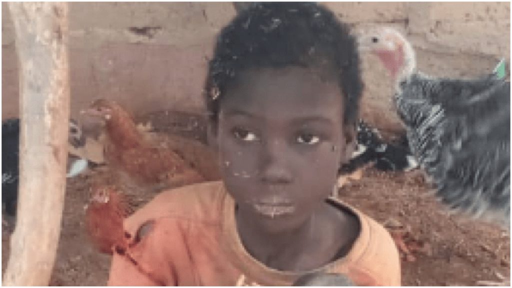 10-year boy chained with goats for two years