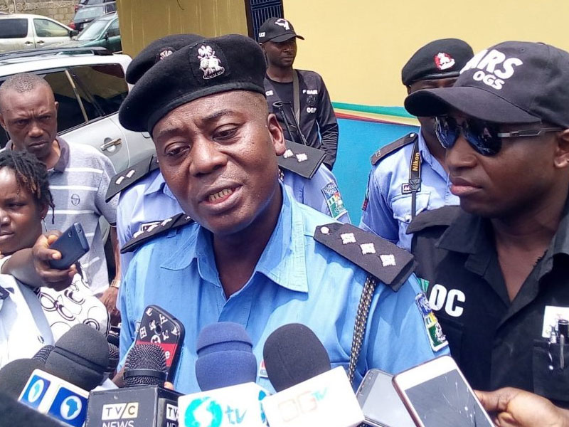 Ogun police capture teenager with 14 used female pants