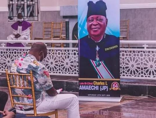 Photo: Amaechi buries elder brother, says death a huge vacuum