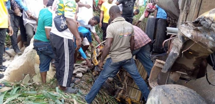 Sad! Tanker kills tricyclist, wound four in Anambra