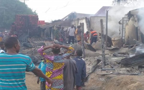 Tragedy as tanker explosion destroys houses, shops in Niger