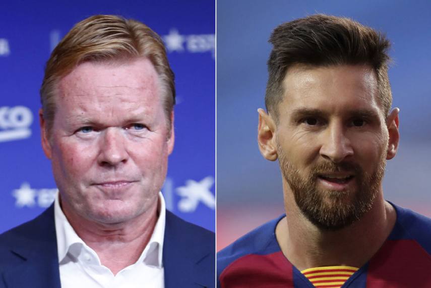 Koeman explains resting Messi for Dynamo Kiev trip