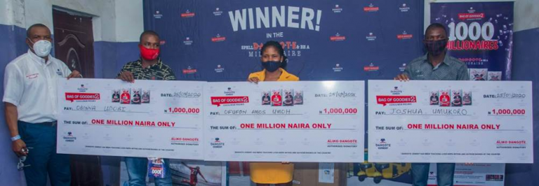171 millionaires emerge in Dangote Cement Promo
