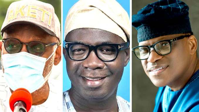 [JUST IN] Ondo Poll: Akeredolu, Ajayi, Jegede sign peace pact
