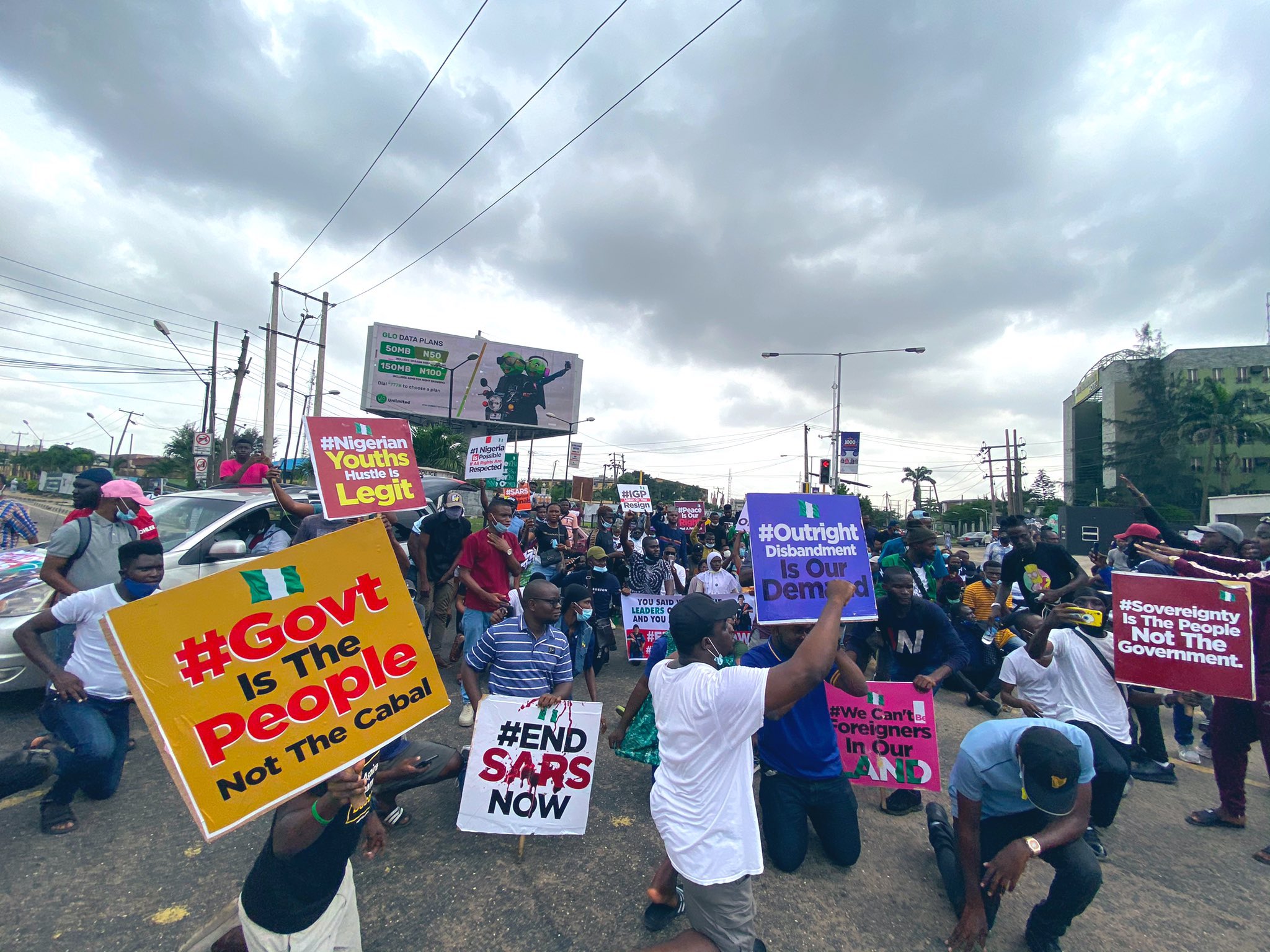 Kubwa residents defy FCTA orders, hold #EndSARS protests