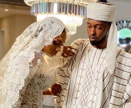 Ribadu’s daughter bows to pressure, apologises for ‘raunchy’ wedding dress [Photos]