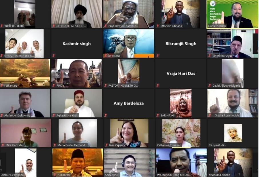 Religious leaders from 19 countries unite in prayer to overcome COVID-19