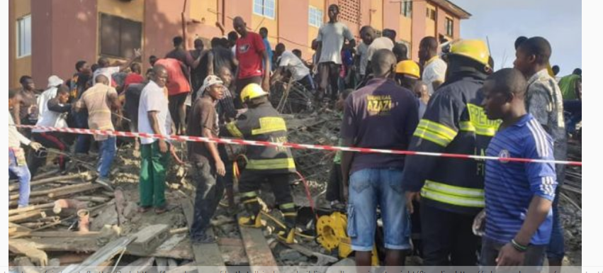 Sad! Death toll in Lagos building collapse rises to eight