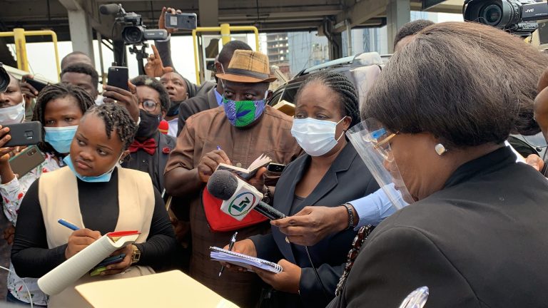 #EndSARS: Lagos Judicial Panel visits Lekki Toll Gate [Photo]