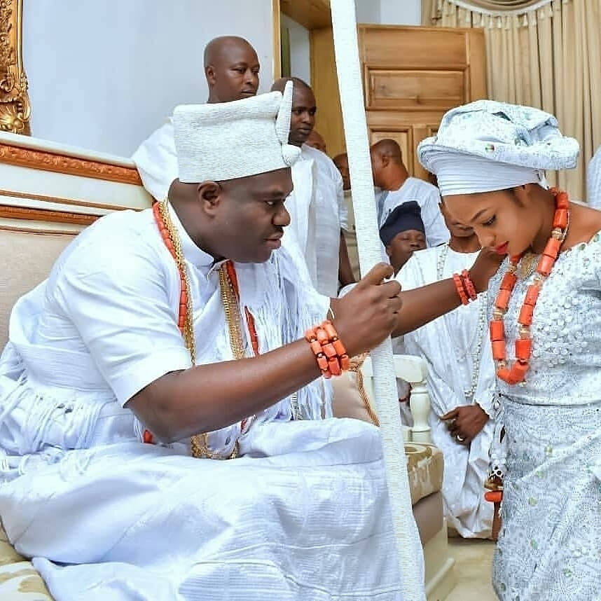 Ooni of Ife welcomes prince with Queen Naomi