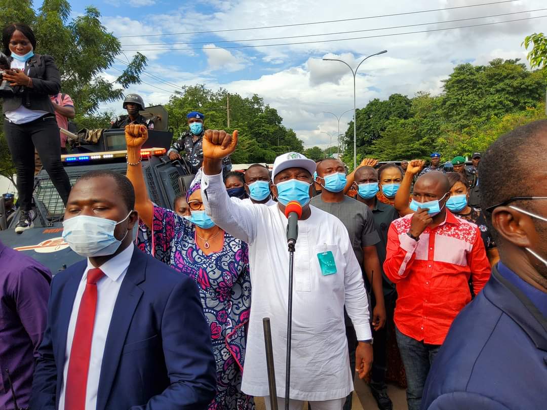 #ENDSARS: Ugwuanyi sets up panel to investigate police brutality, extra-judicial killings[PHOTOS]