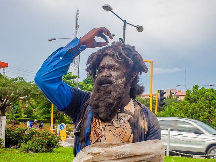 A guy nearly slapped me- Arole recounts experience after dressing like mad man