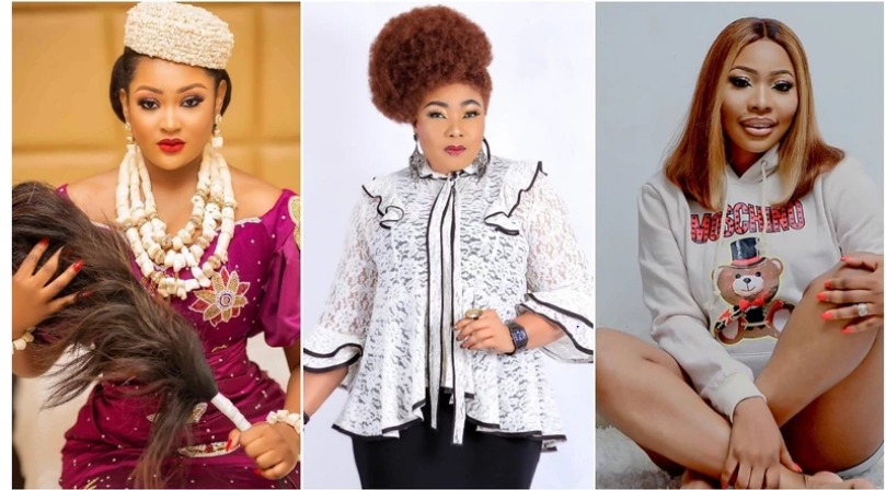 Eucharia Anunobi rain curses on people saying Uche Elendu lied about vandalized store