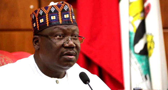 BREAKING: Senate President, Lawan picks APC presidential form