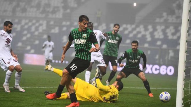 Serie A: Sassuolo pull late comeback to deny Torino first win